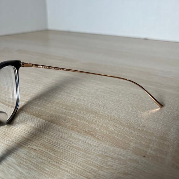 Prada VPR 11V-F 2AU-101 Eyeglasses Tortoise Shell Gold Frame 53-16-140 Italy - Picture 6 of 8